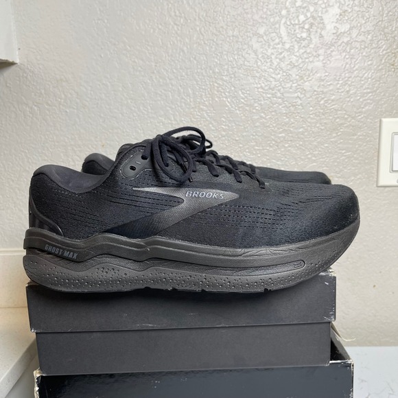 Brooks Ghost Max 2 1104314E020 Black Running Shoes Sneaker Men 15 Extra Wide 4E main image 4